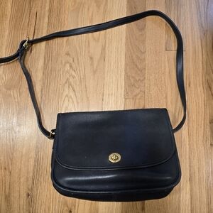 navy coach crossbody